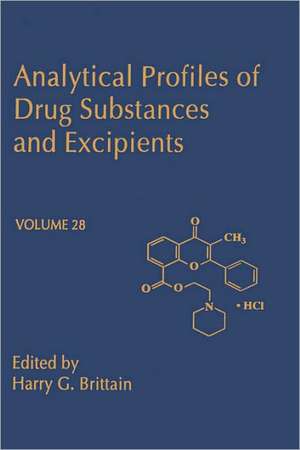 Analytical Profiles of Drug Substances and Excipients de Harry G. Brittain