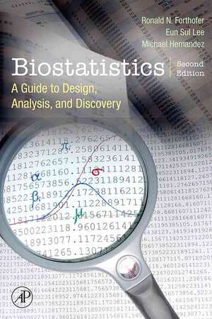 Biostatistics: A Guide to Design, Analysis and Discovery de Ronald N. Forthofer