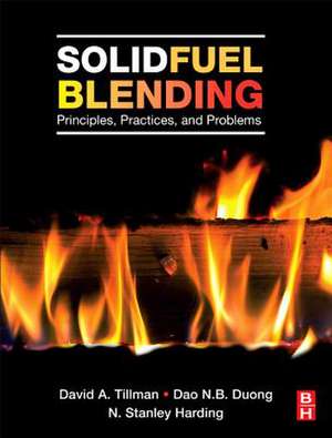 Solid Fuel Blending: Principles, Practices, and Problems de David Tillman