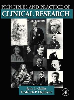 Principles and Practice of Clinical Research de John I. Gallin