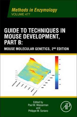 Guide to Techniques in Mouse Development, Part B: Mouse Molecular Genetics de Paul Wassarman