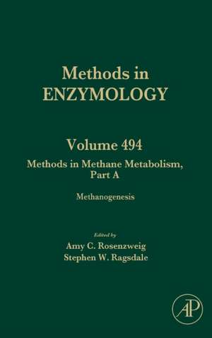 Methods in Methane Metabolism, Part A: Methanogenesis de Amy Rosenzweig