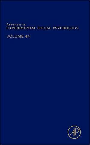 Advances in Experimental Social Psychology de Mark P. Zanna