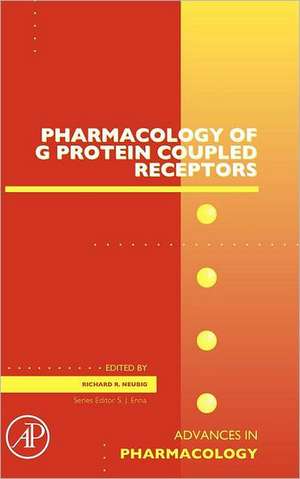 Pharmacology of G Protein Coupled Receptors de S. J. Enna