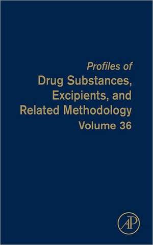 Profiles of Drug Substances, Excipients and Related Methodology de Harry G. Brittain