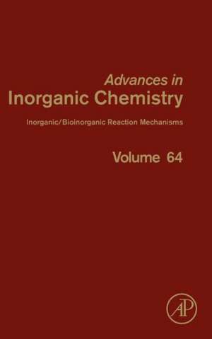 Inorganic/Bioinorganic Reaction Mechanisms de Rudi van Eldik