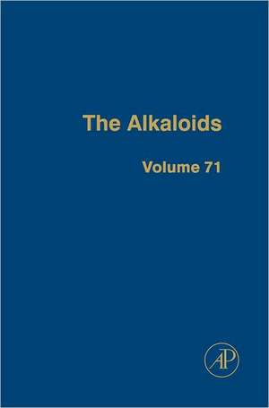 The Alkaloids de Hans-Joachim Knolker