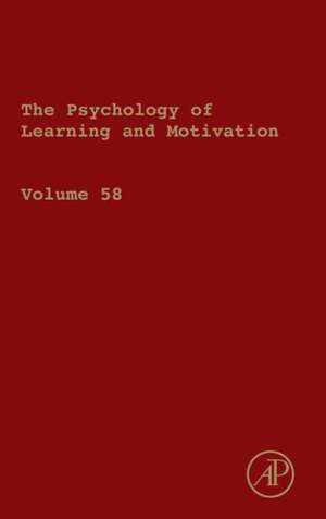 The Psychology of Learning and Motivation de Brian H. Ross