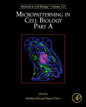 Micropatterning in Cell Biology, Part A de Matthieu Piel