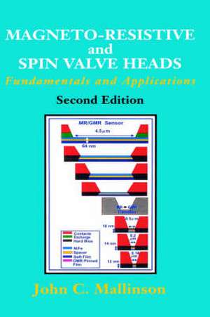 Magneto-Resistive and Spin Valve Heads: Fundamentals and Applications de John C. Mallinson