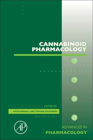 Cannabinoid Pharmacology de David Kendall