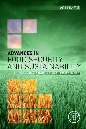 Advances in Food Security and Sustainability de David Barling