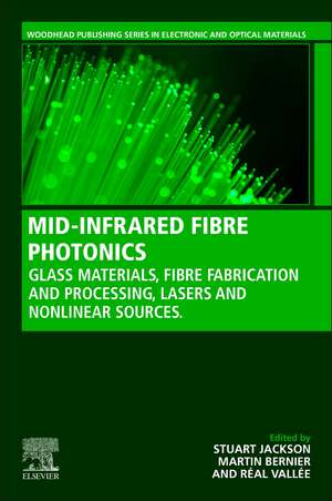 MID-INFRARED FIBER PHOTONICS: Glass Materials, Fiber Fabrication and Processing, Laser and Nonlinear Sources de Stuart Jackson