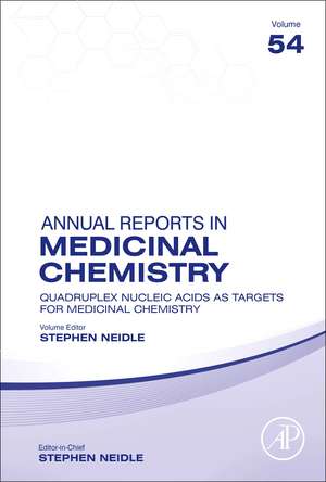 Quadruplex Nucleic Acids As Targets For Medicinal Chemistry de Stephen Neidle