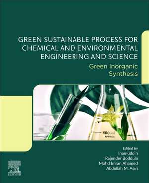 Green Sustainable Process for Chemical and Environmental Engineering and Science: Green Inorganic Synthesis de Rajender Boddula