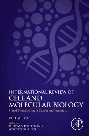 Signal Transduction in Cancer and Immunity de Lorenzo Galluzzi