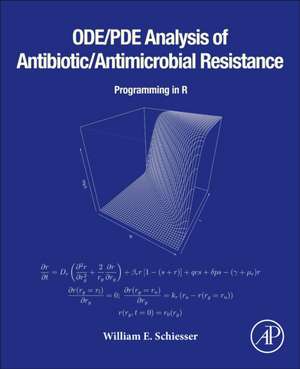 ODE/PDE Analysis of Antibiotic/Antimicrobial Resistance: Programming in R de William E. Schiesser