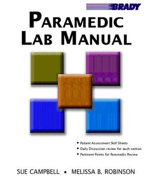 Paramedic Lab Manual de Sue Campbell