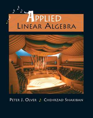 Applied Linear Algebra de Peter J. Olver