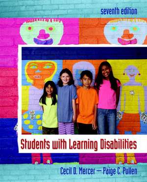 Students with Learning Disabilities de Cecil D. Mercer