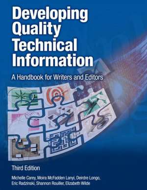 Developing Quality Technical Information de Gretchen Hargis