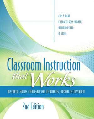 Dean, C: Classroom Instruction That Works