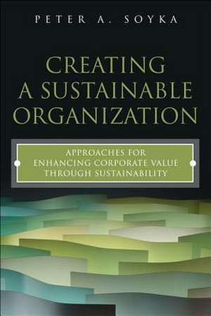 Creating a Sustainable Organization: Approaches for Enhancing Corporate Value Through Sustainability (Paperback) de Peter A. Soyka