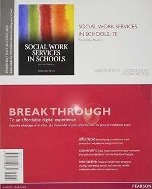 Social Work Services in Schools, Pearson Etext -- Access Card de Paula Allen-Meares