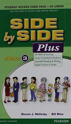Molinsky, S: Side By Side Plus 3 - eText Student Access Code de Bill Bliss