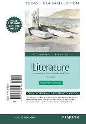 Literature: An Introduction to Fiction, Poetry, Drama, and Writing, Books a la Carte Edition de X. J. Kennedy