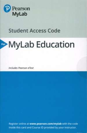 Mylab Education with Enhanced Pearson Etext -- Access Card -- For Classroom Assessment: Principles and Practice That Enhance Student Learning and Moti de James H. McMillan