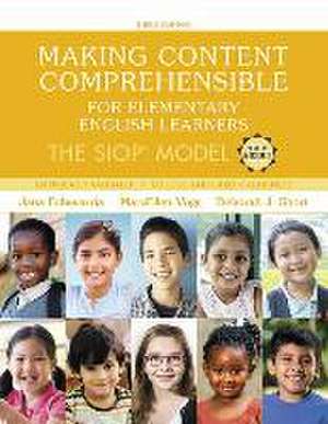 Making Content Comprehensible for Elementary English Learners de Jana J. Echevarria