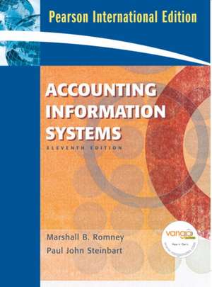 Accounting Information Systems: International Version de Marshall B Romney