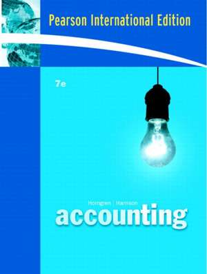 Accounting de Charles T. Horngren