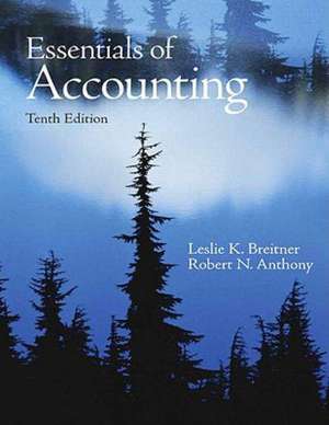 Essentials of Accounting: United States Edition de Robert N Anthony