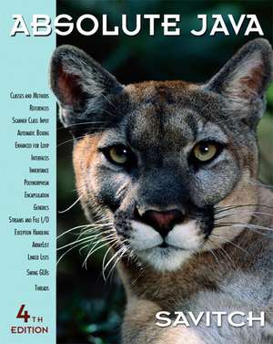 Absolute Java: United States Edition de Walter Savitch