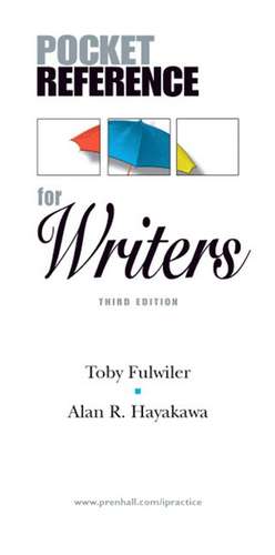 Pocket Reference for Writers de Toby Fulwiler