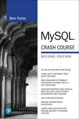 MySQL Crash Course de Ben Forta