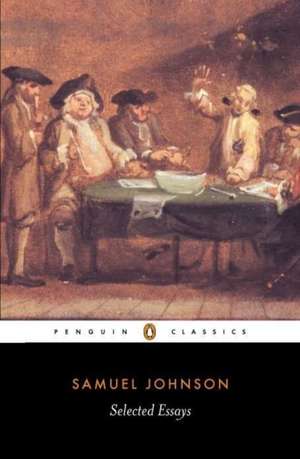 Selected Essays de Samuel Johnson