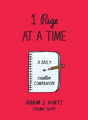 1 Page at a Time (Red) de Adam J. Kurtz