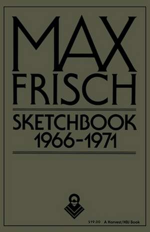 Sketchbook 1966-1971 de Max Frisch