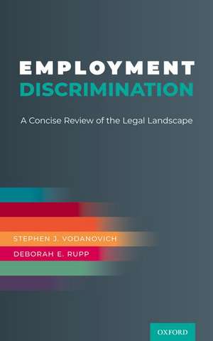 Employment Discrimination: A Concise Review of the Legal Landscape de Stephen J. Vodanovich