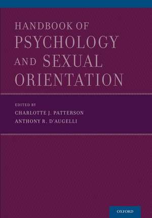 Handbook of Psychology and Sexual Orientation de Charlotte J. Patterson