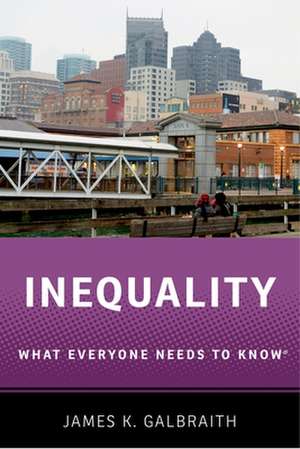 Inequality: What Everyone Needs to Know® de James K. Galbraith