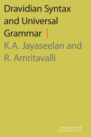 Dravidian Syntax and Universal Grammar de K.A. Jayaseelan