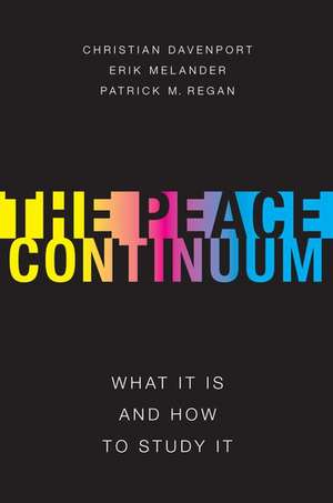 The Peace Continuum: What It Is and How to Study It de Christian Davenport