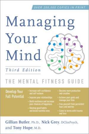 Managing Your Mind de Gillian Butler