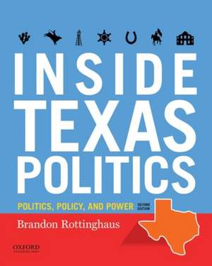 Inside Texas Politics: Politics, Policy, and Power de Brandon Rottinghaus