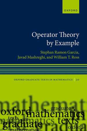 Operator Theory by Example de Stephan Ramon Garcia