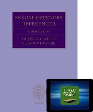 Sexual Offences Referencer Digital Pack de Eleanor Laws QC